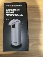 POHL SCHMITT Premium Automatic Silver Soap Dispenser Touchless NEW