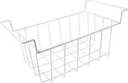 NAMOARLY Freezer Compartment Organizer Hanging Rack with Wire Basket Design for Efficient Storage and Ventilation Suitable for Household and Commercial Freezers