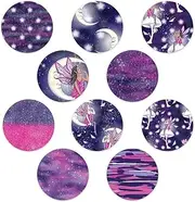 Rockadex Adhesive Patches - Compatible for Freestyle Libre Sensor, Custom-Designed Freestyle Libre Patches, Diabetic Supplies Mix 10 Pack Fairies (Full Circle NO Cut)