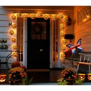 Light String Fairy Party Decoration Halloween Pumpkin LED Outdoor Hanging Prop