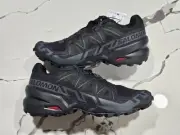 Salomon Speedcross 6 Black Phantom Size 9 Men's Trail Hiking Gore-Tex Outdoors