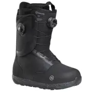 Nidecker Rift BOA Men's Snowboard Boots, Black, M10.5