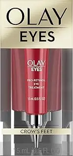 Eye Cream by Olay, Eyes Pro-Retinol Eye Cream Treatment with Vitamin E to Reduce the look of Deep Wrinkles and Reflect Visibly Smoother, Younger-Looking Eyes, 0.5 Fl Oz Packaging may Vary