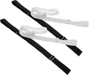 [VALICLUD] for Men Women 4pcs Non-slip Shirt Belt Adjustable Holders Antiwrinkle Belt Business Fixing Clips