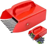 Berry Picker, Berry Pickers and Rakes with Metallic Comb and Ergonomic Handle for Easier Berry Picking, Blueberry Rake Scoop for Blueberries, Lingonberries and Huckleberries
