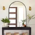 Arched Mirror 30x40, Black Bathroom Mirror, Large Wall Mirror 30 x 40 Inch, M...