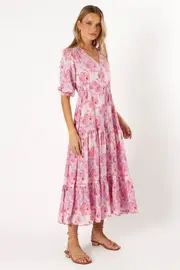 [PUP49] Kelda Dress - Pink/Purple XS Pink