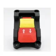 4Pins 125V20A 2HP DPDT On Off Push Button Key Switches for Machine Tools, Yellow