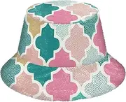 [FRODOTGV] Graffiti Geometry Womens Winter Faux Fur Bucket Hat Soft Furry Bucket Hat Fisherman Caps for Women Men (User), Graffiti Geometry, One Size
