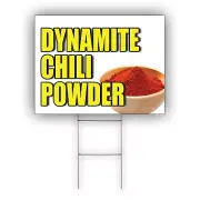 Dynamite Chili Powder Advertising Dynamite Lumpia Coroplast Yard Sign