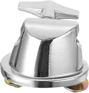 Abaodam Floor Tom Leg Clamp Silver Plated Iron Base for Drum Kit Durable Tom Drum Mount Bracket Easy Installation Snare Parts for Percussion Instruments
