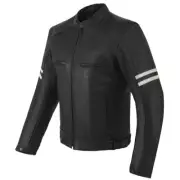 Vance Men's Premium Cowhide Leather 'Street' Cruiser Motorcycle Riding Jacket