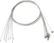 10Pcs Bike Brake Wire Line Durable Derailleur Cable for Mountain and Electric Bicycles Resistance High Pulling Tension for Long Lasting Use