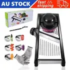 Pro Vegetable Mandolin Slicer Fruit Peeler Cutter Grater Chopper Tool Slicer AU