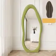 1.7m Standing Maiden Mirror Full Length Aesthetic Full Size Floor Mirror Bedroom Creative Modern Deco Green