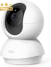 TP-Link Home Security Camera WiFi 1080P Pan/Tilt 360° Night Vision No Hub TC70