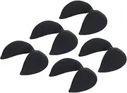[Soraz] Backless Adhesive Bra, 5 Pieces Push Up Sticky Bra Hypoallergenic 3D Side Breast Lift for Women for Wedding (D) Black
