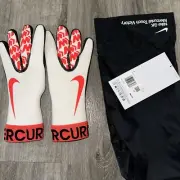 Nike GK Mercurial Touch Victory Gloves Adult White DC1981-102 Size 8