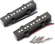 UPKOCH Jb Bass Pickup Set 5 String Bass Guitar Bridge Neck Pickups Open Style Gmb08