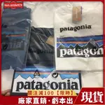 【新品热销】PATAGONIA STOCK BATA 經典山地地圖字母印花圓領純棉短袖男女T卹