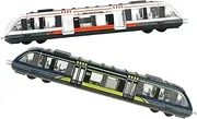 Lovely Boys and Girls Train Set 2pcs Simulation Electric Train Toys for Toddlers Bright Colors