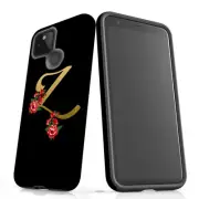 For Google Pixel 5 Case, Armor Back Cover, Embellished Letter Z