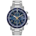 Citizen Men's Eco-Drive Blue Dial Silver Watch CA0647-52L