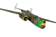 North American B-25D Mitchell Bomber Aircraft Red Wrath 498th Bombardment 345th