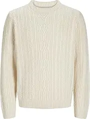 Jack & Jones Men's Jprbludiogo Cable Knit Pack Knitted Jumper