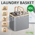 45L Collapsible Laundry Basket Hamper Clothes Washing Storage Bag Bin Organiser