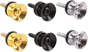 UPKOCH 9Pcs Acoustic Electric Guitar Strap Buckle Button Pins Non Slip Instrument Belt Lock for Bass Ukulele Prevents Strap Slippage