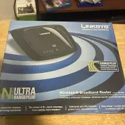 Used Linksys by Cisco Ultra Range Plus-WRT160N-Router-Fixed US Shipping