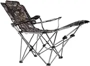 Lightweight Durable Folding Chair Oversize Padded Zero Gravity Lounge Chair Wider Armrest Adjustable Recliner with Cup Holder, Folding Fishing Chair Portable Sitting Recliner Interesting FANDIAO