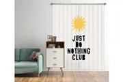 3D Yellow Gear 1040 Boris Draschoff Curtain Curtains Drapes