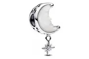 PANDORA CHARMS Mod. MOON & NORTH STAR