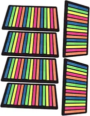 GRADENEVE 6 Books of Notepaper Professional Reading Strips Household Sentence Markers