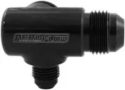 Aeroflow Ford Barra Thermostat Water Pump Press In Tee -10 -6 Housing - AF64-4046BLK