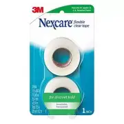 Nexcare Flexible Clear Tape, Waterproof Transparent Medical Tape, Secures Dre...