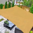 Sun Shade Sail Rectangle 10' X 10' UV Block Canopy for Patio Backyard Lawn Garde