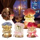 ♘Aromatherapy Small Night Light Bedroom Sleep Bedside Table Crystal Lamp G1I9