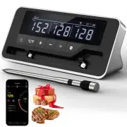 Smart Wireless Meat Thermometer with 5mm Ultra-Thin Probe, Bluetooth Meat The...