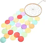 OSALADI Dream Catcher Wind Chimes Shell Hanging Ornament for Outdoor Patio Garden Beach Home Decor Unique Photography Prop Natural Aesthetic Decoration
