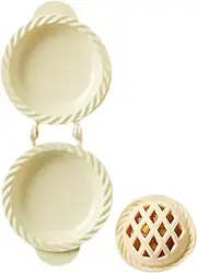 PLUVO Hand Pie Press Mold, Pocket Pie Maker | Different Shapes Easy to Clean Mini Silicone Mold for Apples, Bananas, Pumpkins Pies