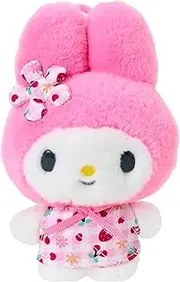 Sanrio 612910 My Melody Mascot Holder (Everyone's Quilt) Polyester, Aluminum, Recommended Ages 3 and Up