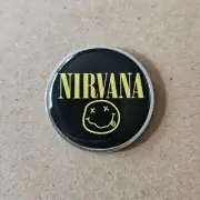 NIRVANA Enamel Pin - Kurt Cobain - Dave Grohl - Grunge
