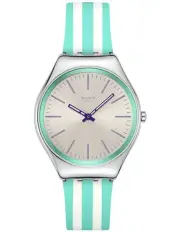 [Swatch] Beach Hour SYXS160 Watch in Turquoise