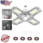 9000 Lumen Adjustable LED Garage Light - Energy Efficient Flush Mount Solution