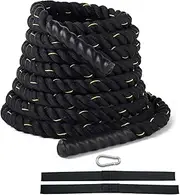Battle Rope 38mm Diameter Poly Dacron Multiple Lengths Workout Exercise Training Rope