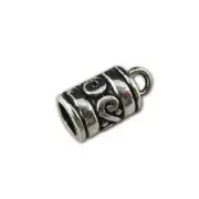 70pcs Tibetan silver end cap for 4mm cord FC11325