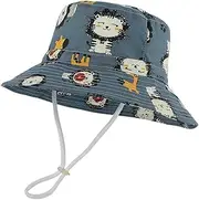 [MASOCIO] Baby Children's Sun Hat Summer Hat Girls Boys with Wide Brim Fishing Hat Adjustable